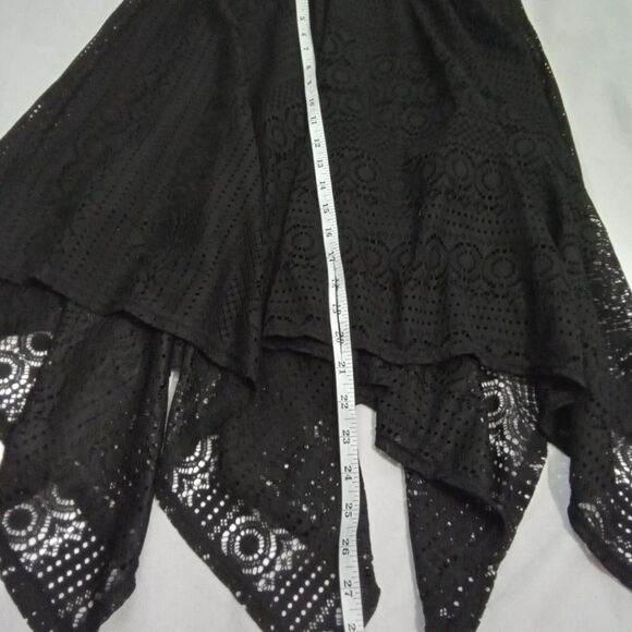 No Boundaries women’s‎ medium Black skirt lace lined goth flirt romantic - Picture 10 of 10